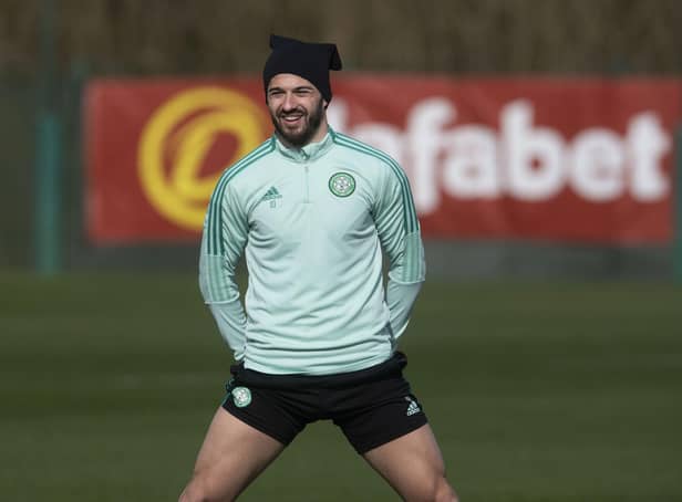 Albian Ajeti could move on from Celtic before the end of the transfer window.  (Photo by Craig Foy / SNS Group)