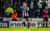 Connor Ronan celebrates after scoring the winner for St Mirren against Aberdeen. (Photo by Craig Foy / SNS Group)