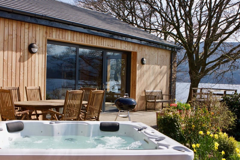 The Carsaig hot tub has plenty of room for six people - so nobody has to miss out.