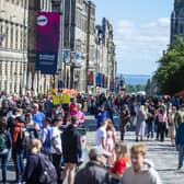The Royal Mile during the Fringe. Picture: Lisa Ferguson