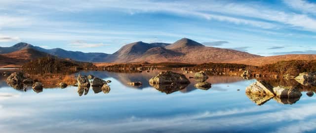 When restrictions allow, Rannoch Moor is an ideal destination for a campervan staycation.