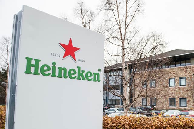 Heineken is present in Scotland with the historic Caledonian Brewery, and its UK corporate base in Edinburgh’s Gyle area, which is also home to its Star Pubs & Bars arm. Picture: Ian Georgeson