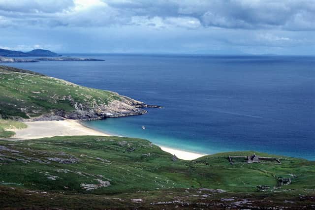 Mingulay in the Outer Hebrides is another NTS property with direct links, given its owner bought it shortly after getting a share in compensation for more than 600 slaves held on a plantation he inherited in Tobago. PIC: Julian Paren/geograph.org.