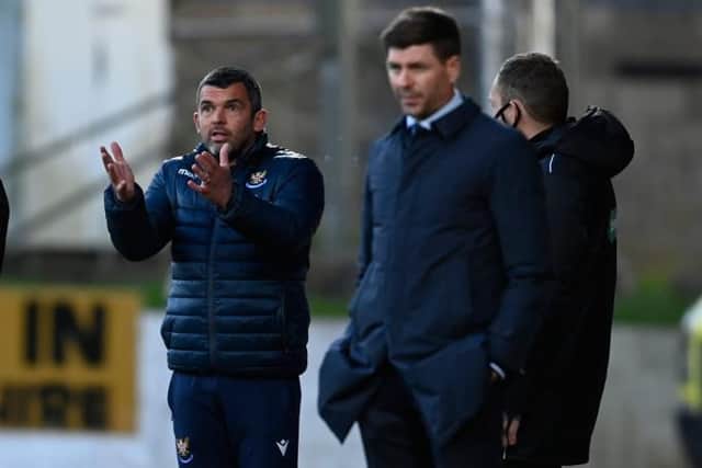 St Johnstone manager Callum Davidson says his team will try to frustrate Steven Gerrard's Rangers side at McDiarmid Park on Saturday. (Photo by Rob Casey / SNS Group)