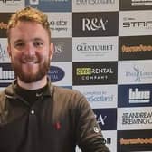 Michael Stewart takes a two-shot lead into the final round of the Eagle Orchid Scottish Masters at Leven Links. Picture: Tartan Pro Tour