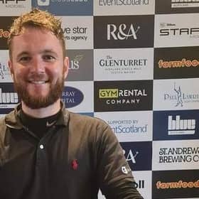 Michael Stewart takes a two-shot lead into the final round of the Eagle Orchid Scottish Masters at Leven Links. Picture: Tartan Pro Tour