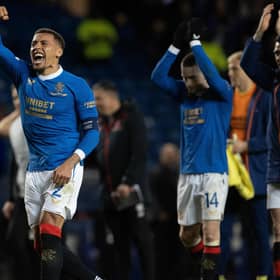 Rangers' James Tavernier at full time against Braga.
