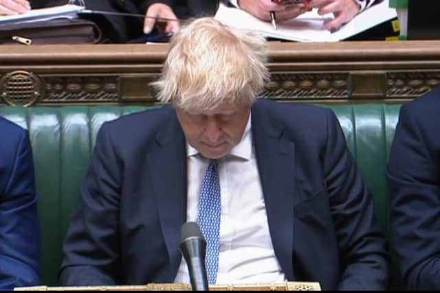 Prime Minister Boris Johnson made a predictable statement in the House of Commons.