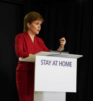 First Minister Nicola Sturgeon has announced 12 new deaths in the past 24 hours in Scotland, a rise of five since yesterday