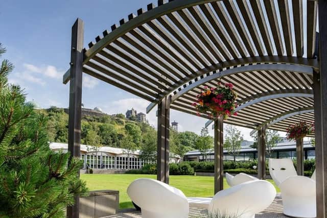 The rooftop garden has stunning cityscape views of Calton Hill, the Forth and beyond. Pic: Contributed