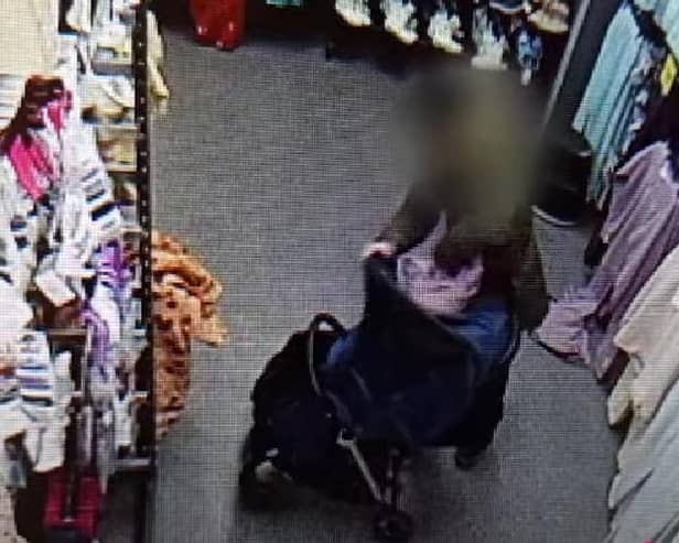  'Brazen' shoplifter hides stolen goods in a pushchair