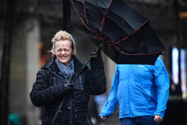 Voters in Scotland can expect frequent heavy showers, cloud, blustery winds and possibly thunder as they head to polling station for the general election