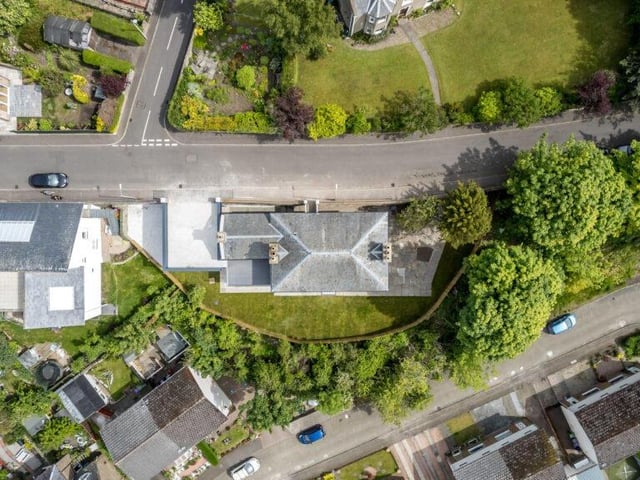 Bird's eye view.