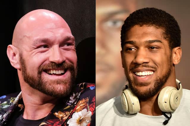 A fight between Tyson Fury and Anthony Joshua would be the biggest in British boxing history.