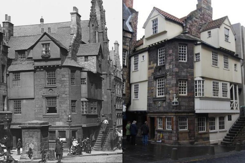 John Knox House has been dated back to 1470 - this makes the building, along with Moubray House which is attached to it, the oldest original medieval building still standing on the Royal Mile.