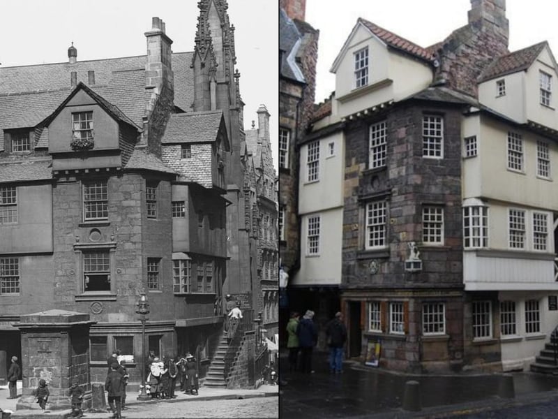 John Knox House has been dated back to 1470 - this makes the building, along with Moubray House which is attached to it, the oldest original medieval building still standing on the Royal Mile.