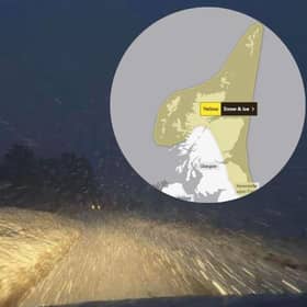 A yellow weather warning is in place across Scotland