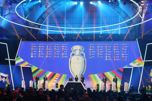 The draw for Euro 2024 takes place on Saturday evening in Hamburg.