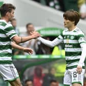 Celtic's Kyogo Furuhashi and Matt O'Riley are attracting transfer interest.  (Photo by Rob Casey / SNS Group)