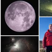 Stephen McAllister, from Port Glasgow, began his journey into astrophotography after picking up an £80 telescope from Aldi. He used it to capture this stunning shot of the Moon. The other two images were taken with his Seestar S50, not the Aldi telescope Photo: SWNS