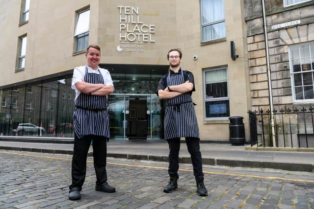 Executive Chef Alan Dickson and Sous Chef Paulius Blazys. (Pic:Ian Georgeson