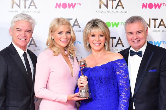 Phillip Schofield, Holly Willoughby, Ruth Langsford and Eamonn Holmes, as Eamonn has said Holly Willoughby should follow Phillip Schofield "out the door" of This Morning.