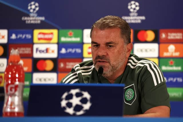 Celtic manager Ange Postecoglou wants to entertain the sell-out crowd against the reigning European champions.