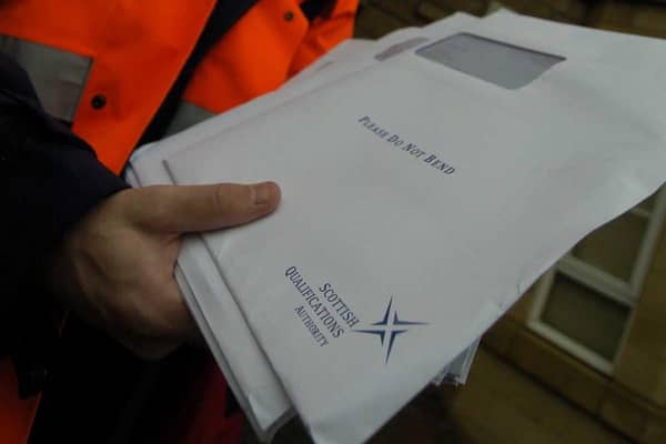 Exam results will be delivered on Tuesday.