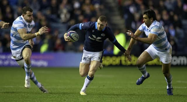 Finn Russell was outstanding in Scotland's win over Argentina in the Autumn Nations Series. (Photo by Craig Williamson / SNS Group)