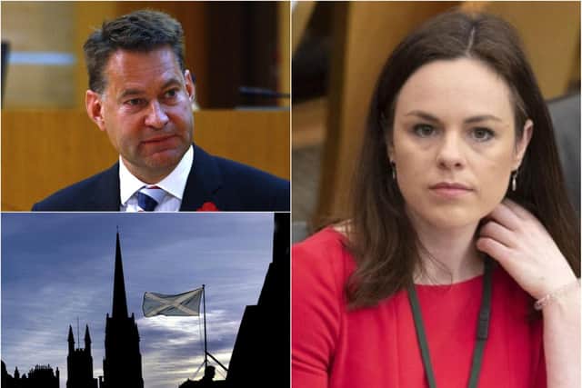 Tory finance spokesman Murdo Fraser said the growth in deficit was a "hammer blow" to independence plans. Pictures: Andrew Cowan/Jon Savage