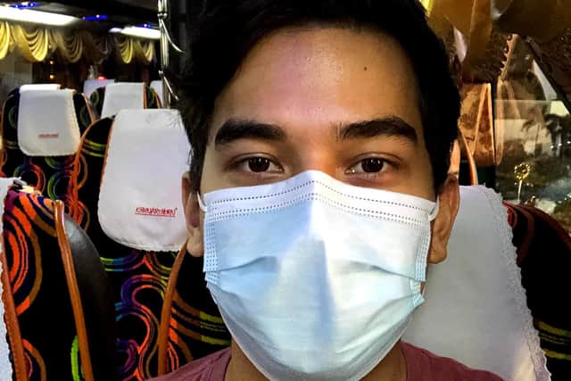 Chris Chomsoonthorn quarantined in Thailand for two weeks.