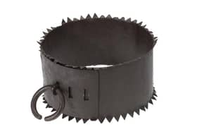 A 17th Century iron collar from Fife used as an instrument of torture on those accused of witchcraft. It has been used to illustrate the case of a woman accused of being a lesbian, with the authorities later treating her as a witch.PIC: NMS.