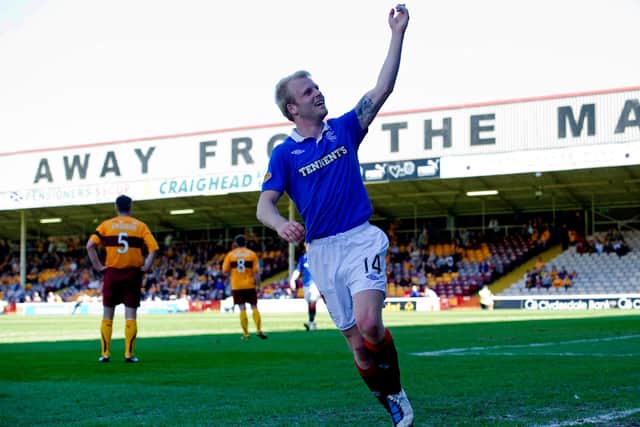Scoring for Rangers where he loved the pressure, even if the fans were hard-to-please