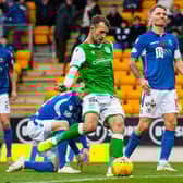 Hibs striker Christian Doidge bagged a hat-trick against St Johnstone last season. (Photo by Alan Harvey/ SNS Group)