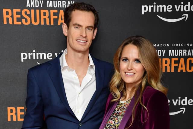 Andy Murray and his wife Kim Sears - the two became a couple in 2005.