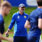 Scotland manager Steve Clarke during a training session at Stadion am Groben in Garmisch-Partenkirchen, Germany. Picture date: Saturday June 22, 2024.
