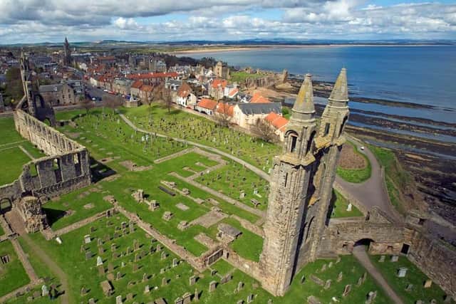 Open again in time for golf's greatest tournament: St Andrews Cathedral
Pic: HES