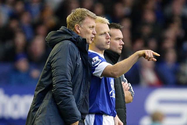 Steven Naismith played under David Moyes at Everton.