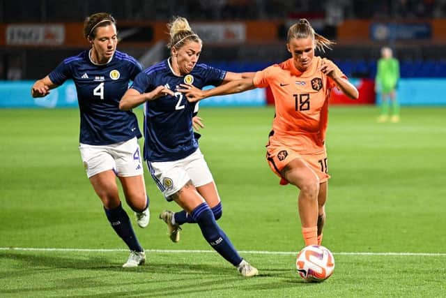 Scotland were unlucky to lose to former European Champions Netherlands on Friday (Photo by Gerrit van Keulen / ANP / AFP) / Netherlands OUT (Photo by GERRIT VAN KEULEN/ANP/AFP via Getty Images)
