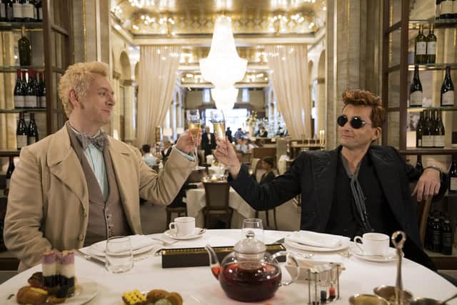 Michael Sheen and David Tennant have made a new series of Good Omens in Scotland.