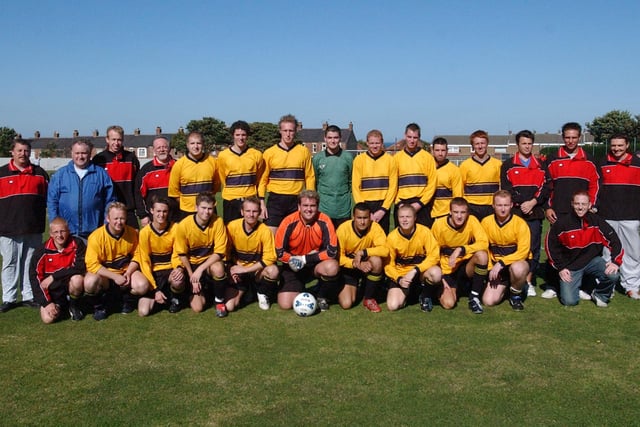 Who do you recognise in this team line-up from Cleadon FC 19 years ago?