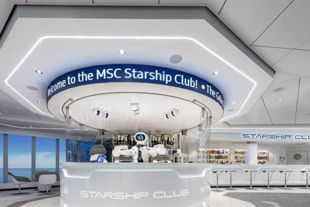 The MSC Starship Club on MSC Virtuosa.