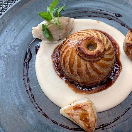 "Everything about the meal was excellent. They kindly adjusted the tasting menu for my wife to not include seafood. The chef came over and it was a pleasure to meet him, and he even came back to serve our starters."