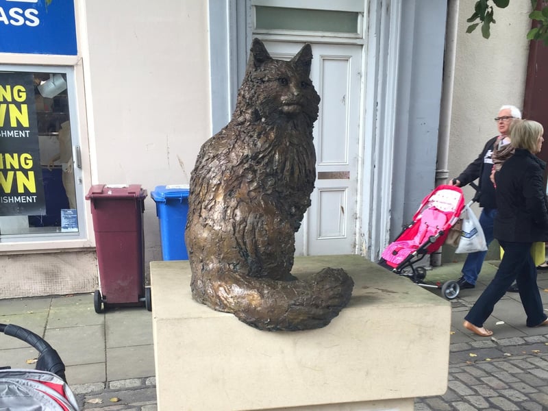 The Hamish McHamish statue is located in St Andrews and was built to honour the town’s well-loved local stray. While he technically did have an owner he would roam so far away from home that other locals worried for his well-being and took it upon themselves to feed him. This made him quite the local celebrity.