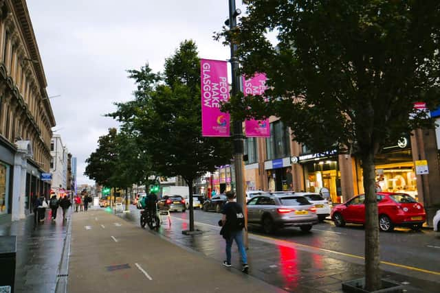 Sauchiehall Street in Glasgow.