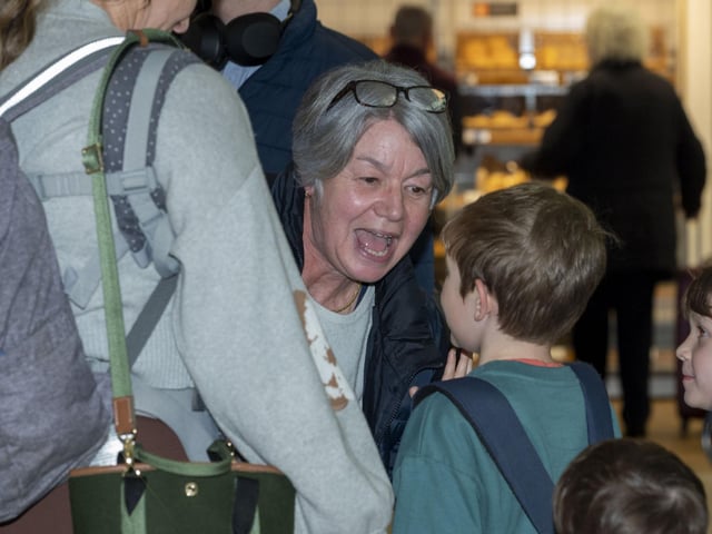 Reunited: Passengers arrive home on Emirates flight