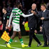 Odsonne Edouard could be set to link up with former Celtic boss Brendan Rodgers at Leicester City. Picture: SNS