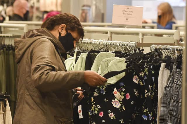 Being able to touch and try items is the top reason shoppers are excited to return to stores (file image). Picture: Lisa Ferguson.