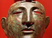 One of the cavalry masks donated to the new Trimontium Museum by a private collector, who is partly based in Edinburgh. PIC: Trimontium Trust.