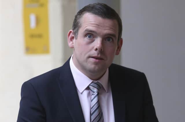 Douglas Ross says a second independence referendum would be “wholly irresponsible”.